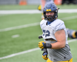 Offensive lineman Doug Nester feels more at home after move from Virginia Tech to WVU